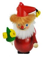 Golden Rings Santa - 12 Days<br>Steinbach Ornament